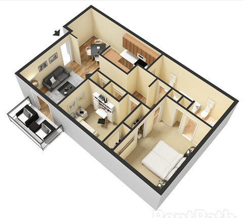 Bamboo Floor Plan at Crestwood Green, LLC, Alabama